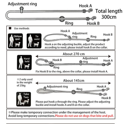 FlexiPaw Dual Dog Leash