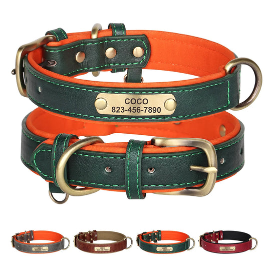 The Luxe Leather ID Collar